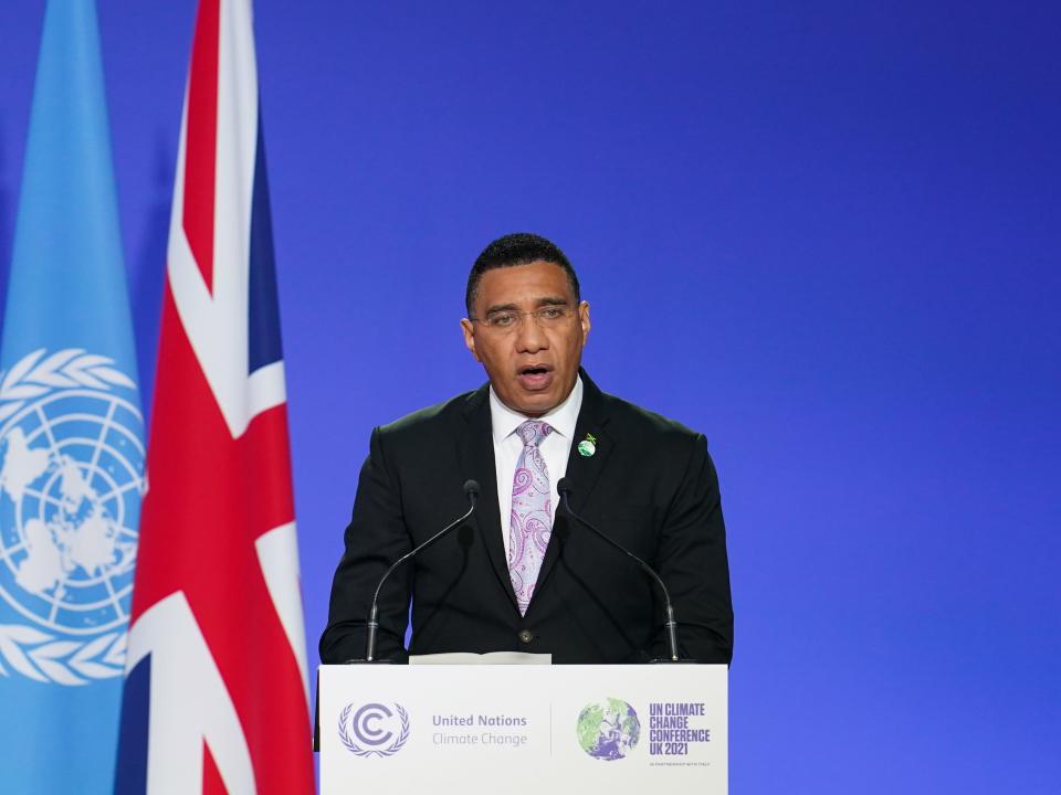 Prime Minister of Jamaica Andrew Holness