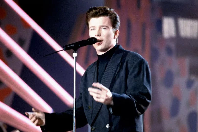 Rick performing his hits in Germany in 1988