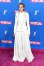 In one of the most covered looks of the evening, Blake <em>stunned</em> in a white suit, complete with ultra-wide-leg trousers that pooled at her feet.<br> <em>Suit, Ralph & Russo Couture.</em>