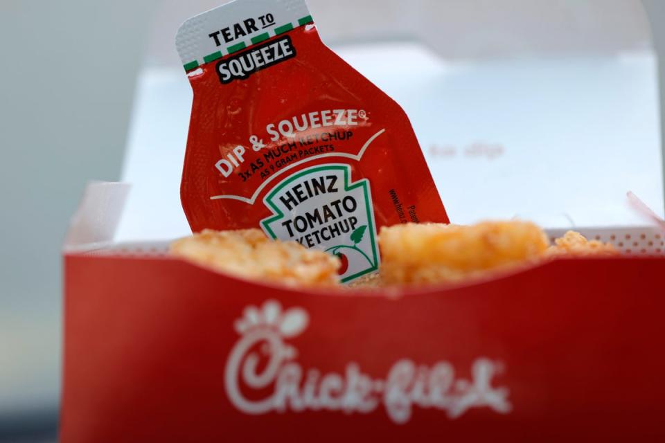 Chick-fil-A’s nugget boxes are not immune to inflation; in 2019, an 8-count nugget box in the New York City metropolitan area cost $3.05. Today, it costs $5.99 (Getty Images)