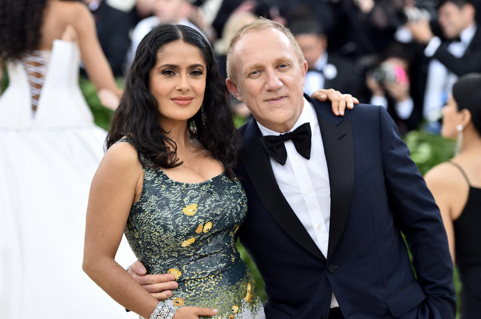 Salma Hayek and Francois-Henri Pinault&nbsp;