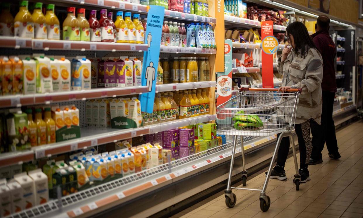 <span>Many drinks are made with 50% apple juice or more, despite not having any apple in the name.</span><span>Photograph: Tolga Akmen/AFP/Getty Images</span>