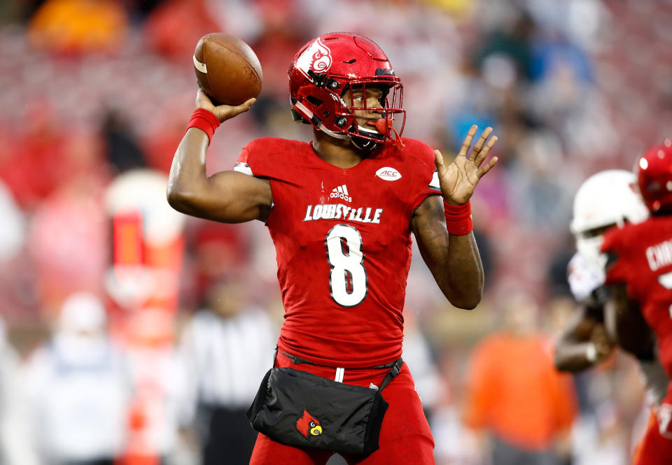 Lamar Jackson at Louisville.