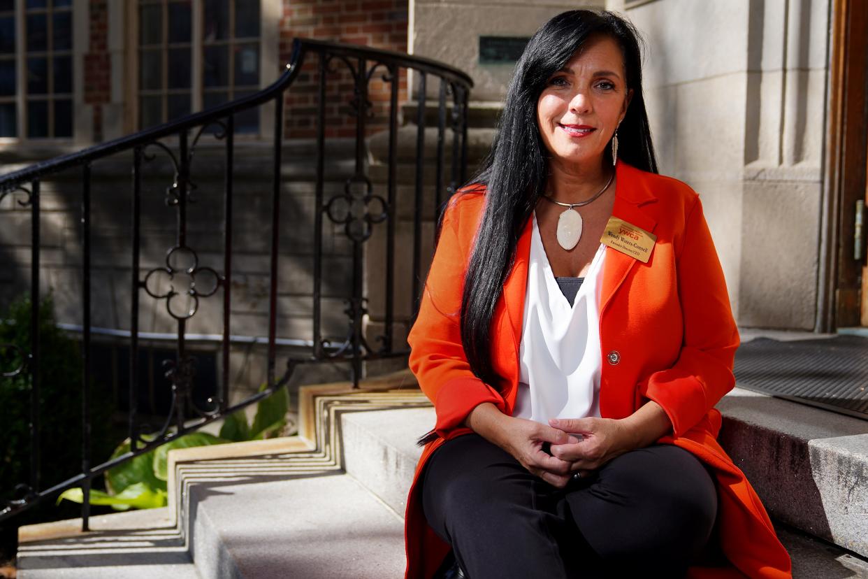 YWCA Executive Director Wendy Waters-Connell works at the organization's historic Hamilton office. She'sbeen at the helm since January 2018 and she is spearheading the effort to build a new facility and expand programs that will help women in need in Butler County.