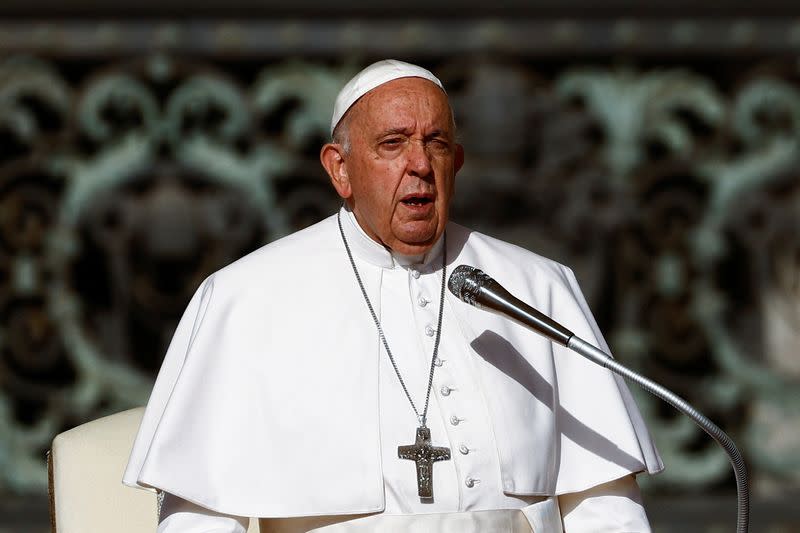 Pope Francis holds weekly audience at the Vatican