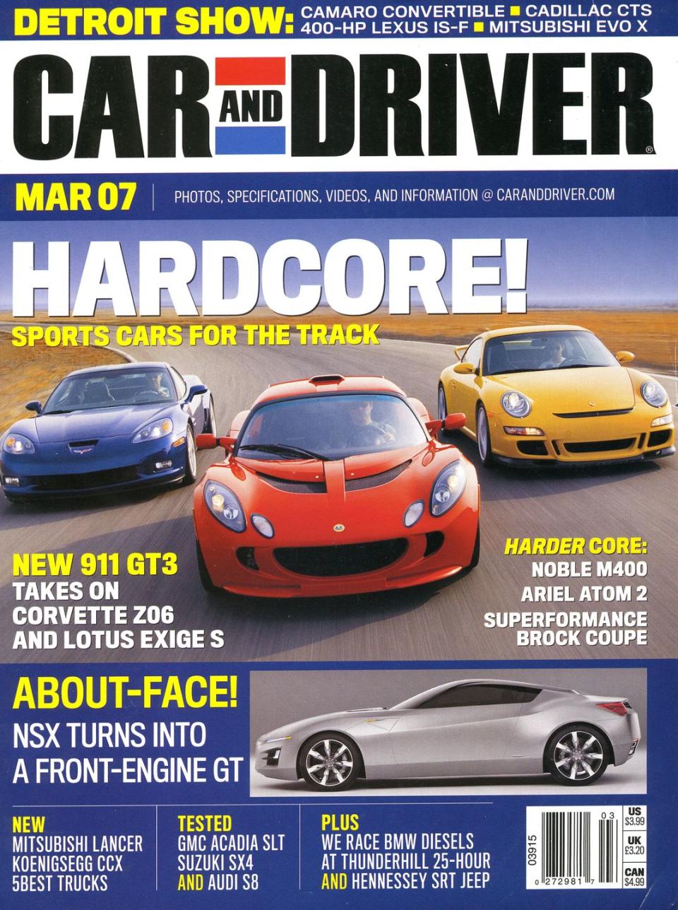 The 89 Issues of Car and Driver with a Corvette on the Cover