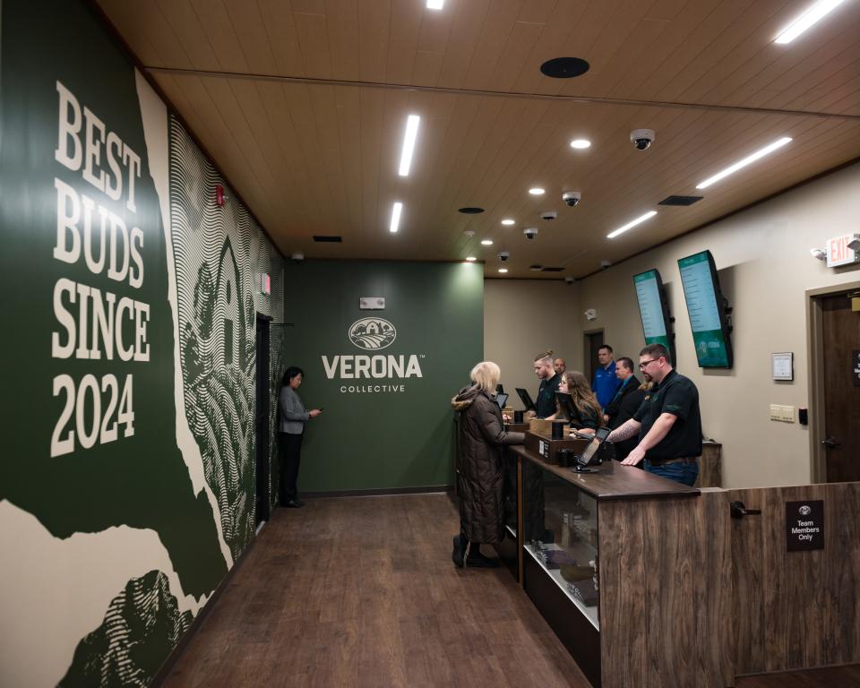 The Oneida Indian Nation opened its first dispensary, the Verona Collective, located at 5250 Willow Place in Verona, New York directly across from Turning Stone Resort Casino on Wednesday, January 3, 2024.
