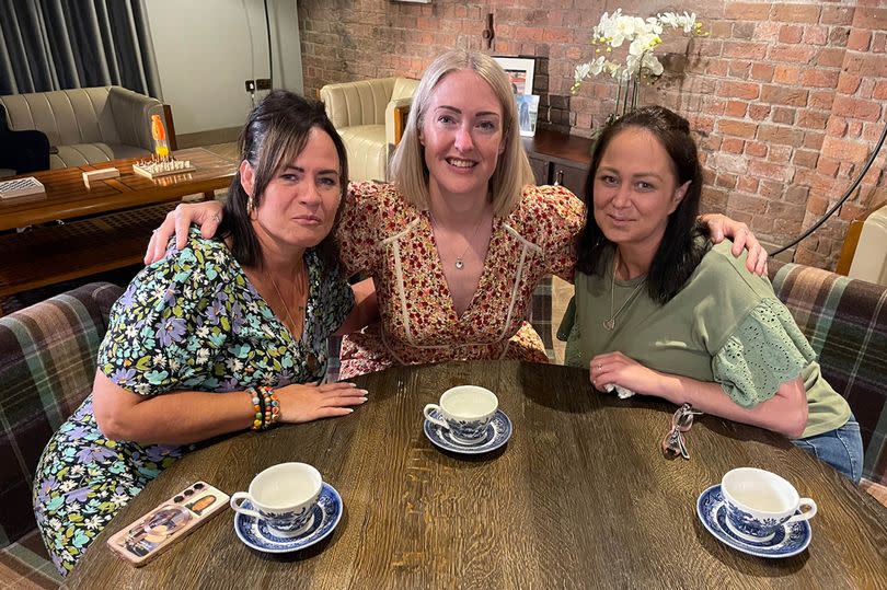 Left to right: Kelly Brown, Esther Ghey, Leeann White