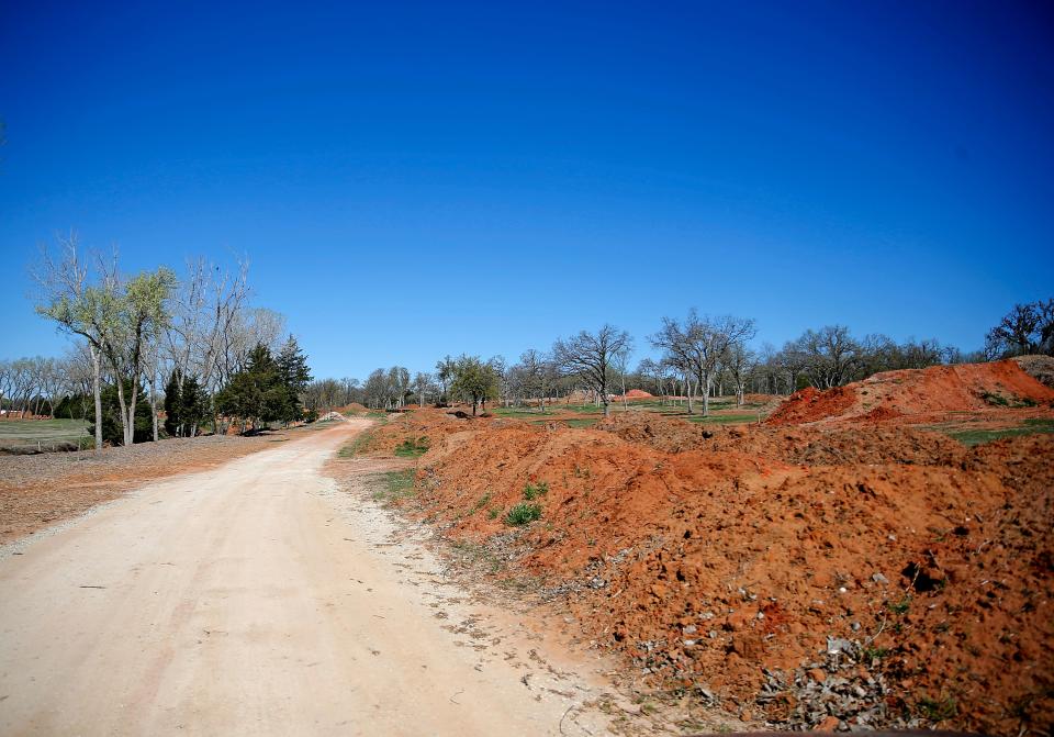 Land that will be the home of the future sculpture park, The Uncommon Ground, is pictured at Coltrane and E Second in Edmond.