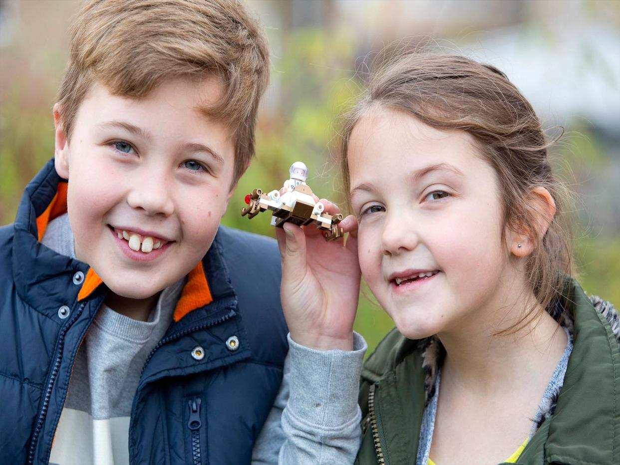 The brother and sister regularly perform science experiments at home: SWNS