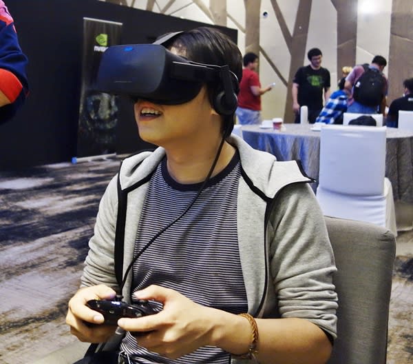 This is how you would look like when you are all geared up for some Oculus Rift VR gaming!
