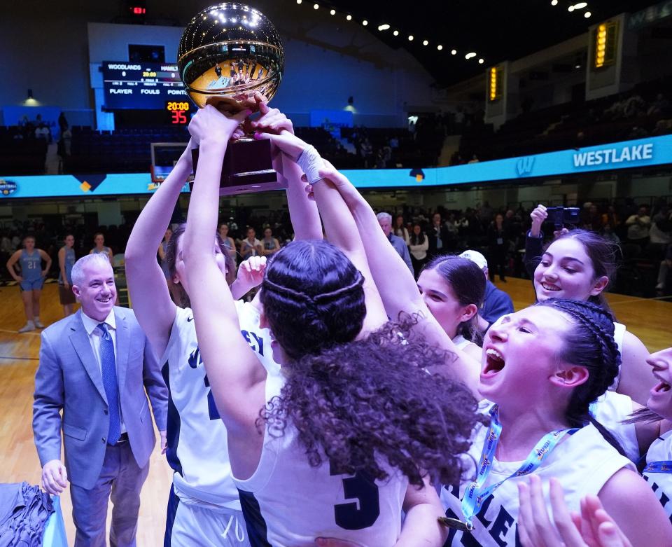 Putnam Valley defeats Westlake 48-37 to claim the Section 1 Class B girls basketball championship title at the Westchester County Center in White Plains on Friday, March 1, 2024.