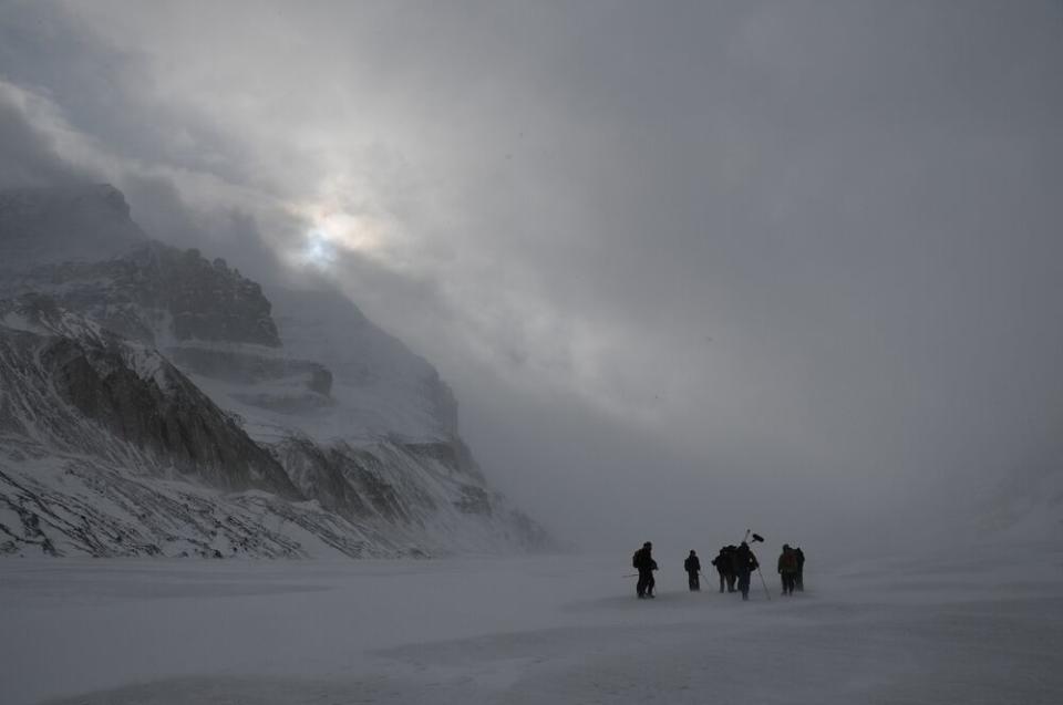 Thunberg filming with the BBC in Glacier National Park, October 2019. | Courtesy of Greta Thunberg