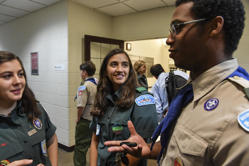 The Boy Scouts, which currently allows girls in its Venturing program, will change its name to reflect its more inclusive membership policy. (Photo: Ricky Carioti/the Washington Post via Getty Images)