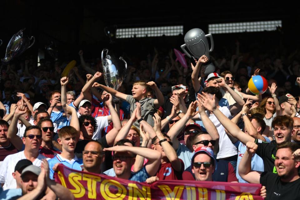 Aston Villa fans have been waiting a long time to return to Europe’s top competition (Getty Images)