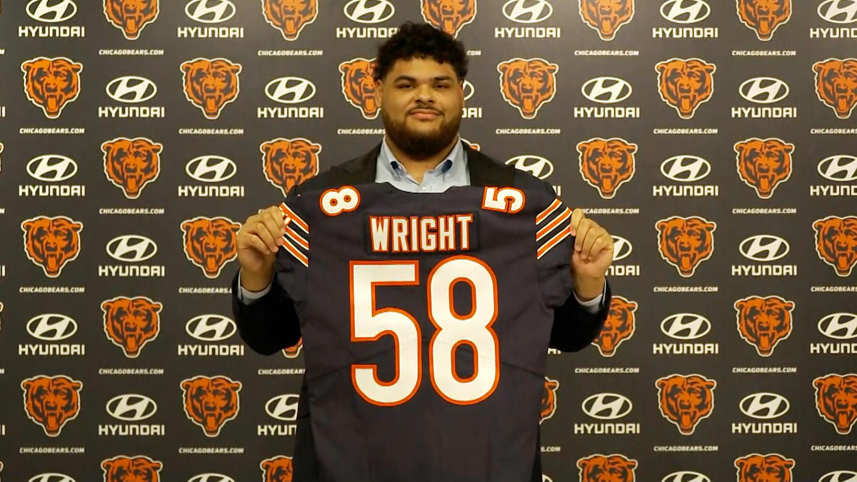 NFL_ Football Jerseys custom chicago''Bears''youth 58 Roquan Smith