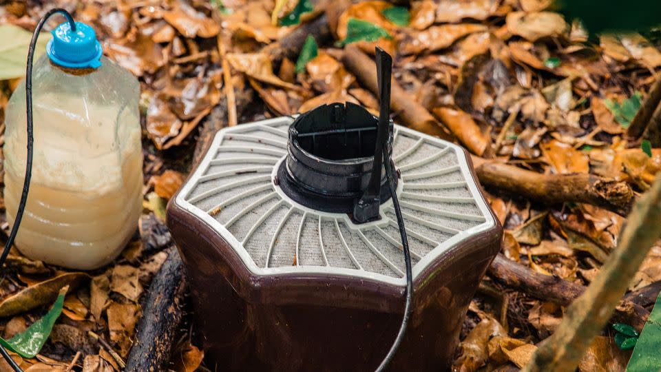 A Biogents-created mosquito trap at Soneva Fushi - Courtesy Soneva Fushi