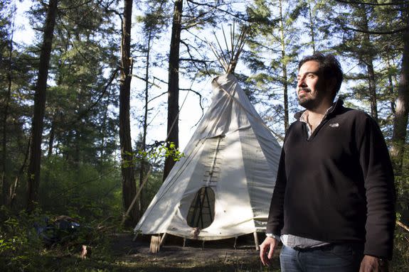 Former Facebook executive Antonio Garcia Martinez at his remote island hideout, ready in case automation causes social breakdown