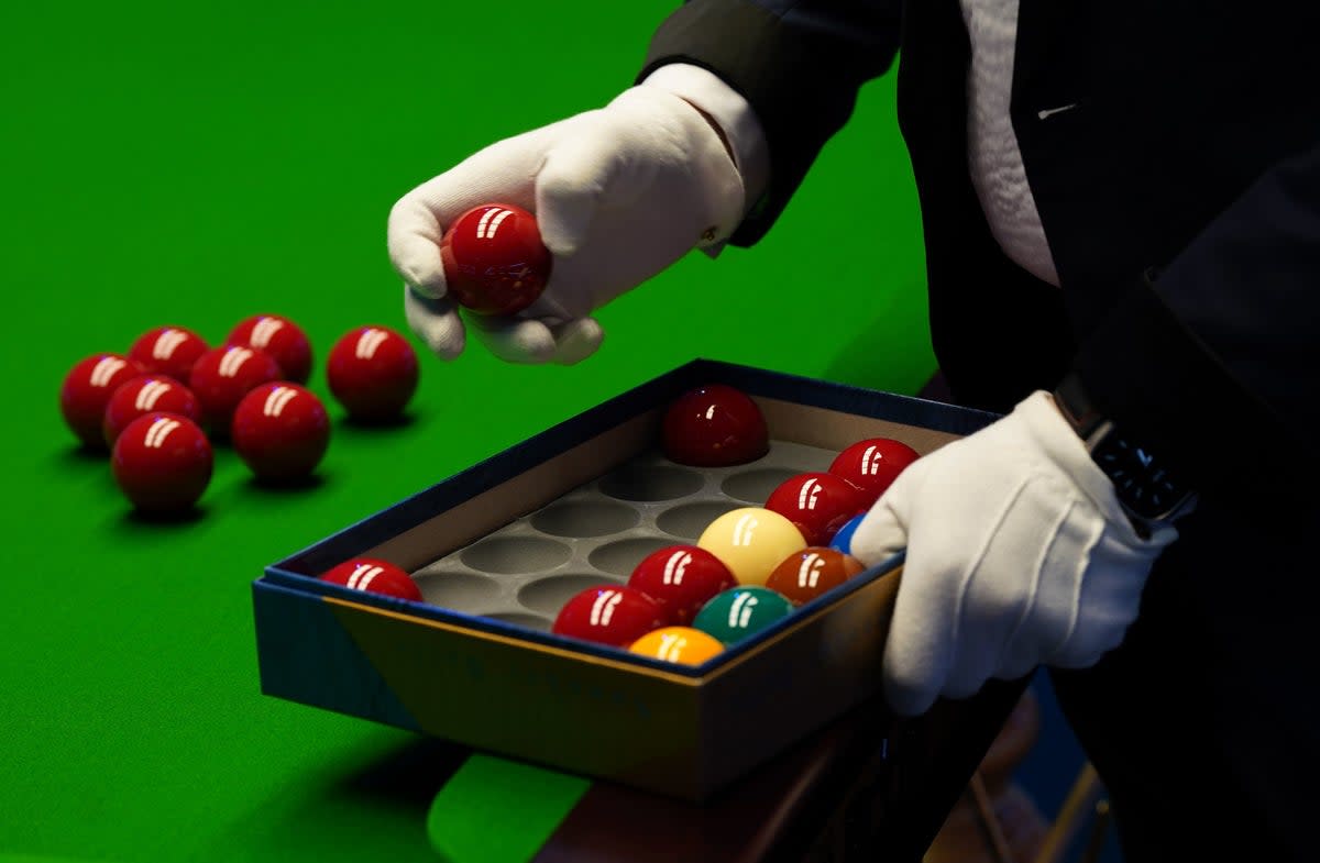 A golden ball is being added for a new snooker tournament in Saudi Arabia  (PA)