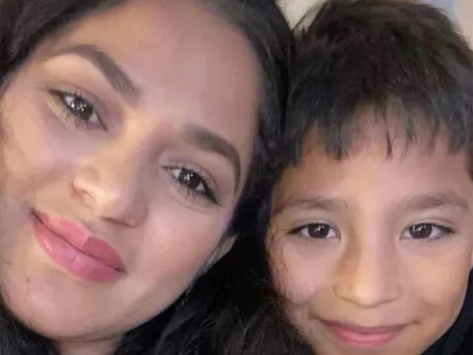 Sonia Argentina Guzman, 25, and her eight-year-old son Daniel Enrique Laso (Sourced)