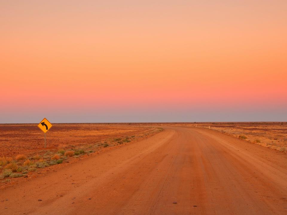 Australian Outback, sunset