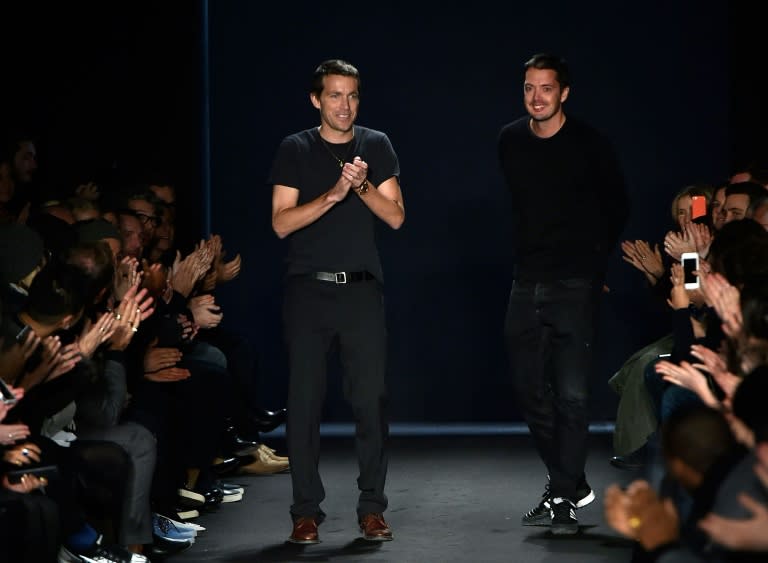 New York plays catch up with Europe in launching its first men's fashion week, where big-name labels will rub shoulders with the up-and-coming like David Neville (L) and Marcus Wainwright of Rag and Bone