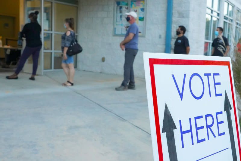 A new voting bill passed by Georgia's state legislature violates the National Voter Registration Act, the American Civil Liberties Union of Georgia said Friday. If approved by the governor, the new law would allow any third party to automatically get on the Georgia ballot without petition signatures from the state as long as the party has gained access to ballots in at least 20 states or territories. File Photo by Tami Chappell/UPI