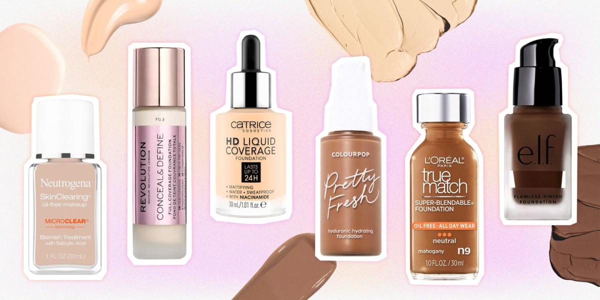 17 Drugstore Foundations That Will Keep You Shine-Free All Day Long