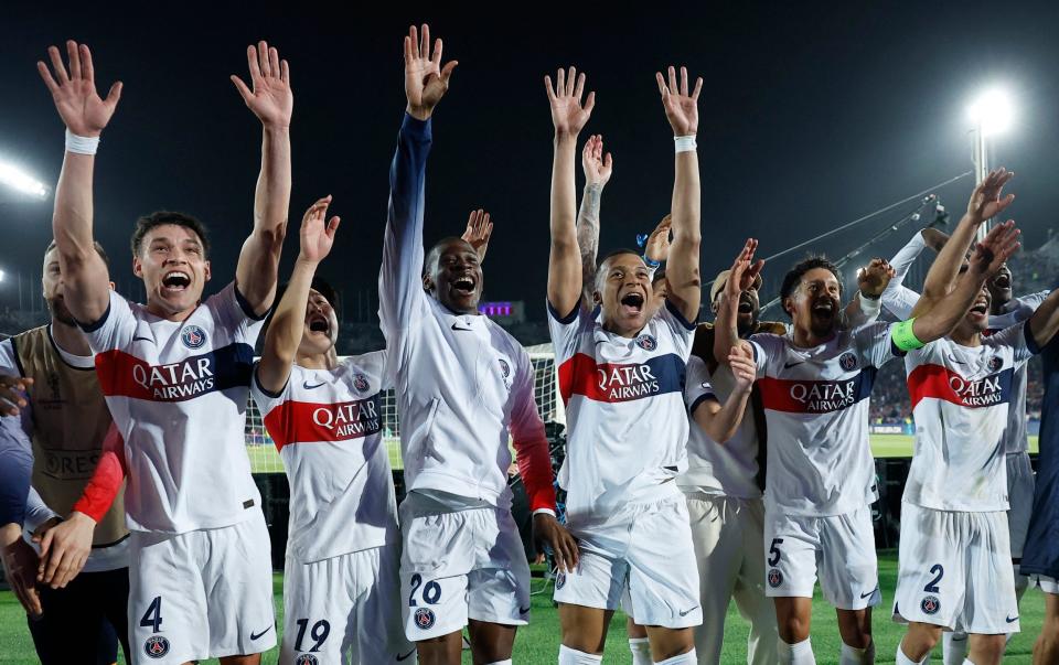 PSG celebrate