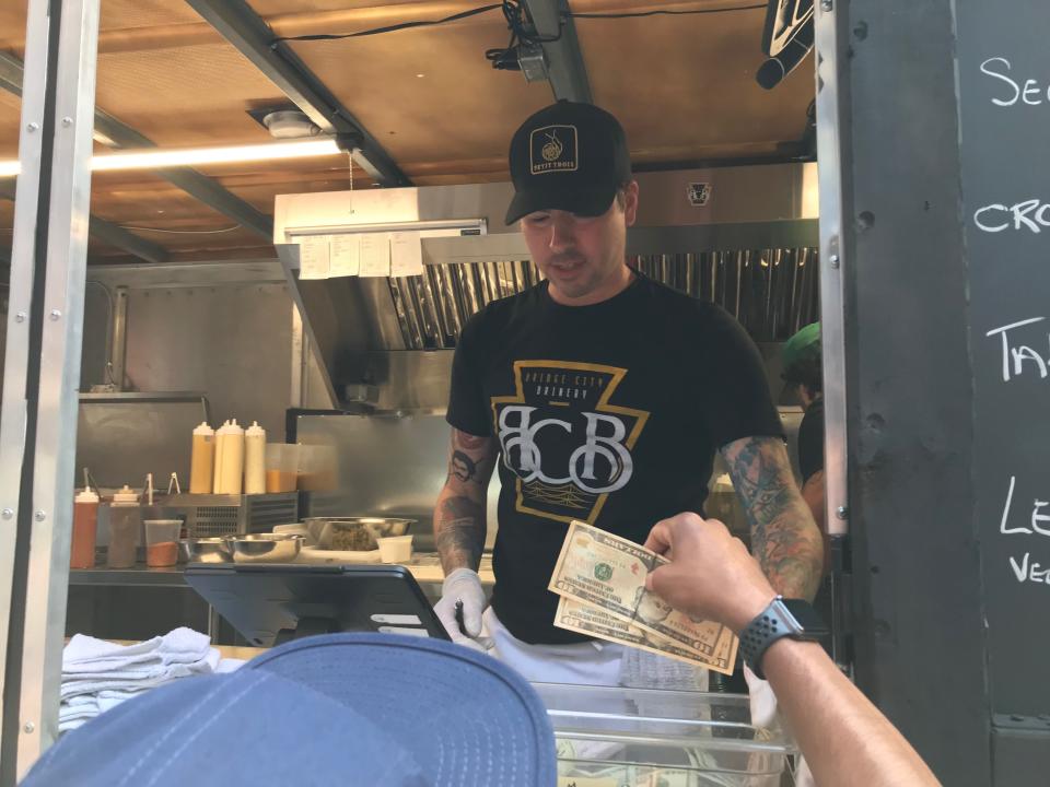 Mark Mammone, a Brighton Township native, co-launched the Bridge City Brinery food truck, a spin-off of his pickle business.