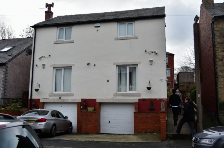 CCTV: Cameras surround the home of Mohammed Yassar Yaqub (SWNS)