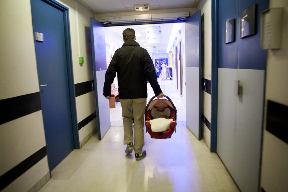 Fathers face some persistent social stigmas when taking time away from work after the birth of a child. Photo: Getty 