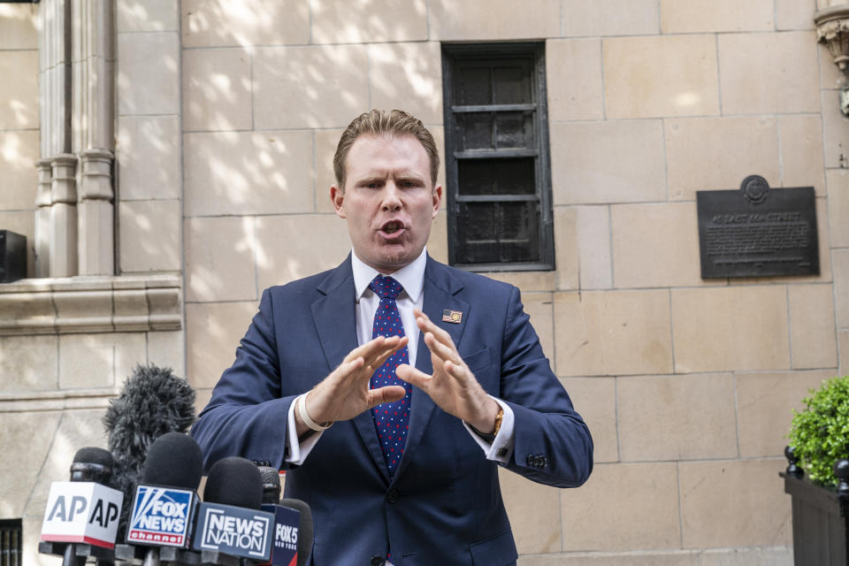 Andrew Giuliani (pictured in April) said politics is "in my DNA." (Photo: Pacific Press via Getty Images)