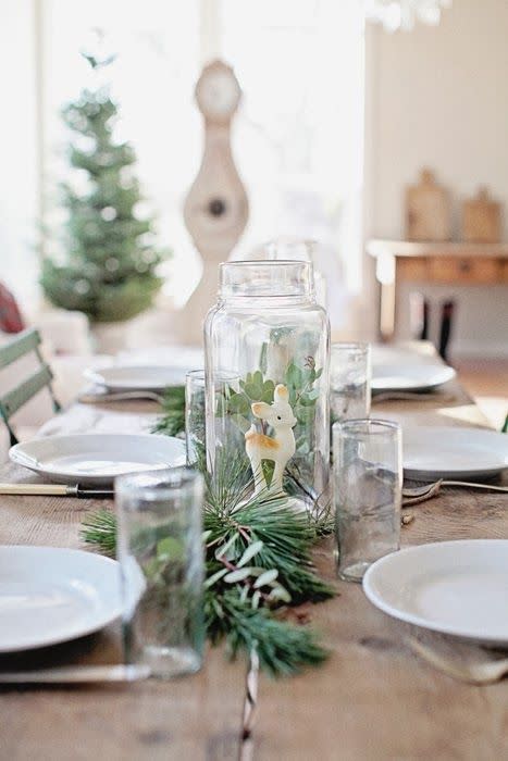 Christmas table setting