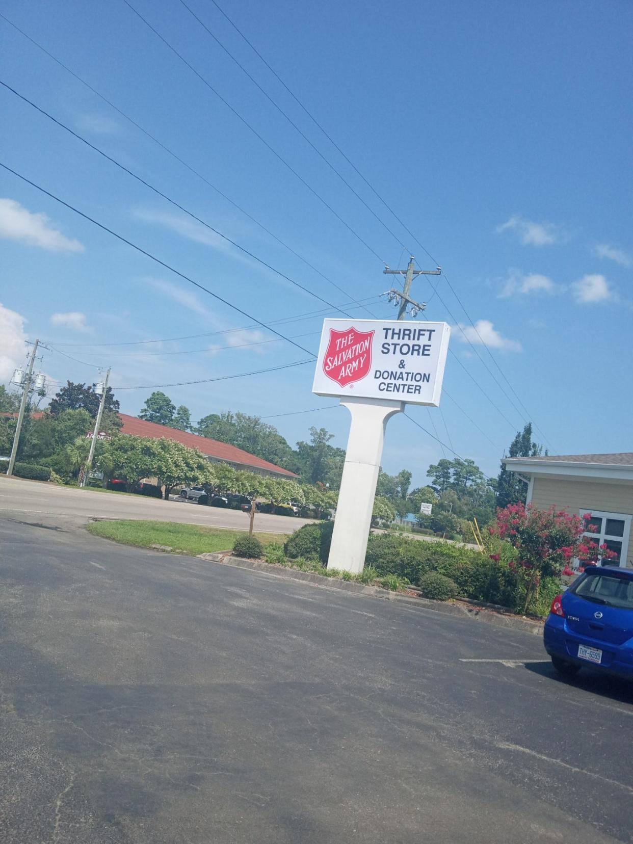 The Salvation Army Family Store is located at 5912 Oleander Drive in Wilmington.