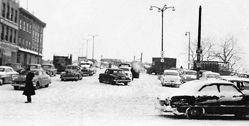 The good old days were not always good, especially when driving on the old Bagg’s Square Bridge in Utica on a snowy winter’s day in the 1950s. .
