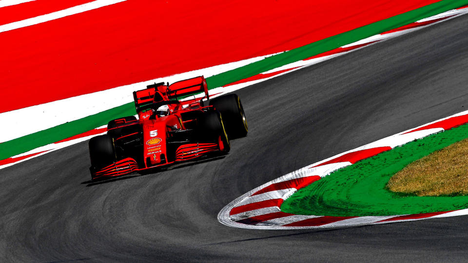Vettel在西班牙GP有了個好一點的處境