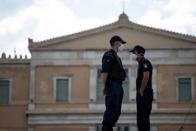 Easing of a nationwide lockdown against the spread of coronavirus disease (COVID-19), in Athens