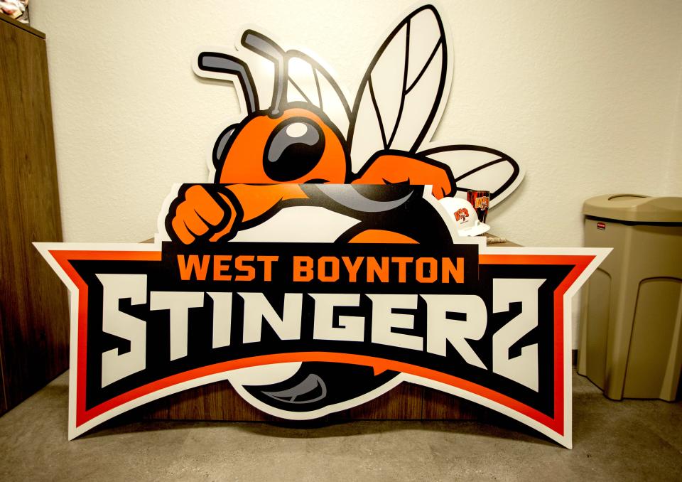 The West Boynton Beach Middle mascot, the StingerZ.