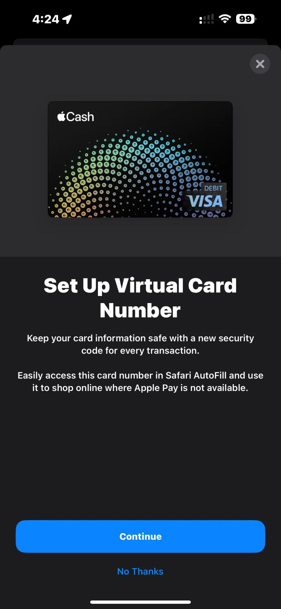 Apple Cash update adds 'virtual card number' for online shopping