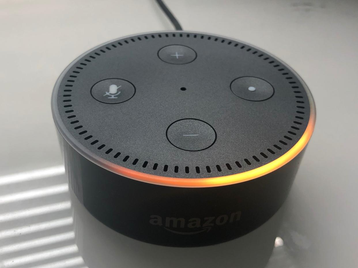 amazon echo being set up