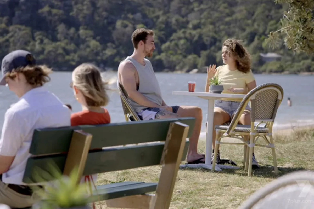 Xander and Dana on Home and Away