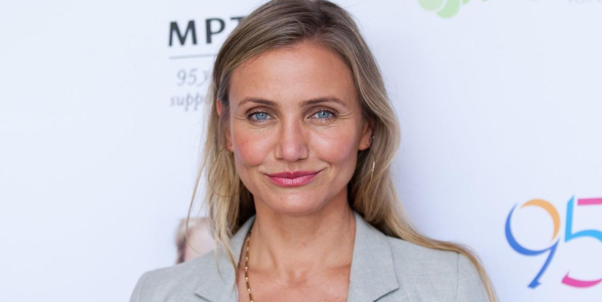 woodland hills, ca   june 10  cameron diaz attends the mptf celebration for health and fitness at the wasserman campus on june 10, 2016 in woodland hills, california  photo by tibrina hobsongetty images