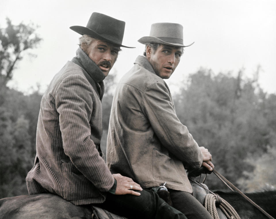 Robert Redford and Paul Newman in "Butch Cassidy and the Sundance Kid." (Photo: Sunset Boulevard via Getty Images)