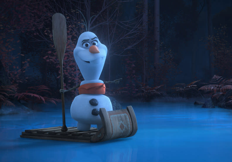 《冰雪奇緣》人氣最高的雪寶也有自己的作品《雪寶說故事》了。Disney