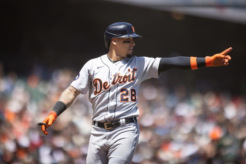 Javier Baez was heavy on the trash talk, light on the hits during the Tigers' series against the Royals over the weekend.