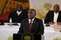 South African President Cyril Ramaphosa's state of the nation address in Cape Town