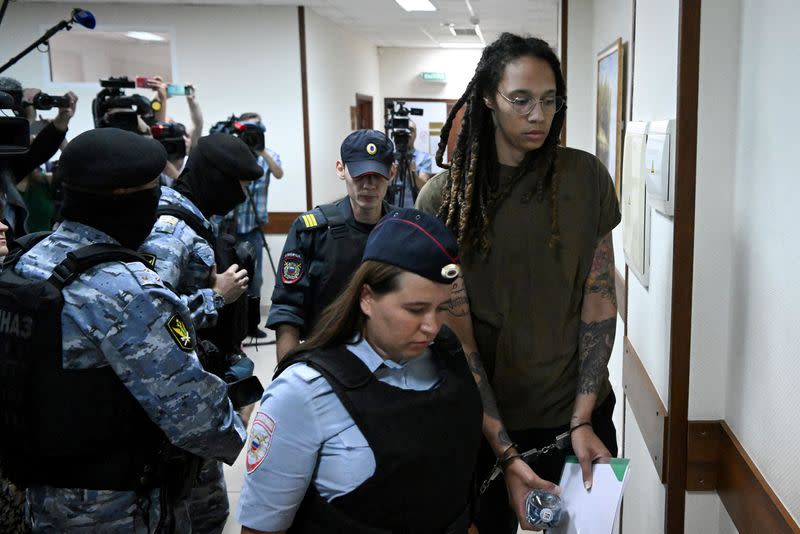 Court hearing of U.S. basketball player Brittney Griner