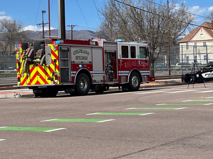 Fire engine crashes into car, one person hospitalized