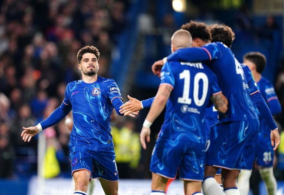 Routine: Chelsea eased to big win over Barrow in the Carabao Cup (Zac Goodwin/PA Wire)